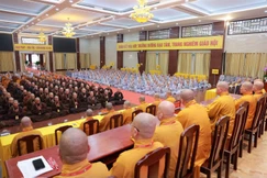 [Video] Hơn 400 giới tử Đại giới đàn Thanh Kiểm dự kỳ tuyển Phật trường tại Việt Nam Quốc Tự