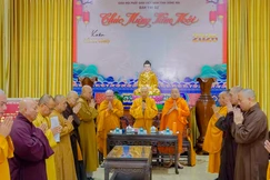 Chư tôn đức Thường trực Ban Trị sự GHPGVN tỉnh Đồng Nai họp rà soát công tác chuẩn bị Đại hội đại biểu Phật giáo tỉnh lần thứ I, nhiệm kỳ 2026-2031 tại chùa Tỉnh Hội