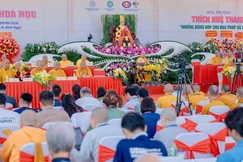 Hội thảo khoa học cấp quốc gia: “Hòa thượng Thích Huệ Thành: Những đóng góp cho Đạo pháp và Dân tộc" do Ban Trị sự GHPGVN TP.Đồng Nai phối hợp cùng môn phong tổ đình Long Thiền và Trường Đại học Khoa học Xã hội và Nhân văn - Đại học Quốc gia TP.HCM tổ chức - Ảnh: Đăng Huy