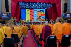 Phiên trù bị Đại hội đại biểu Phật giáo tỉnh An Giang lần thứ I, nhiệm kỳ 2026-2031 - Ảnh: Nguyện Truyền/BGN