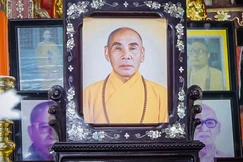 Di ảnh Hòa thượng Thích Vĩnh Đạt (1911-1987), vị Trưởng ban Trị sự GHPGVN tỉnh Đồng Tháp đầu tiên vào năm 1982