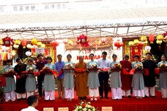 Khai mạc triển lãm thư pháp Hàn Mặc lần thứ XI tại chùa Mễ Trì Thượng