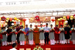 Khai mạc triển lãm thư pháp Hàn Mặc lần thứ XI tại chùa Mễ Trì Thượng