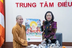  Phó Chủ tịch Quốc hội Nguyễn Thị Thanh chúc Tết Bính Ngọ tại chùa Quán Sứ