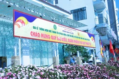 Bandroll chào mừng Đại biểu về tham dự Đại lễ