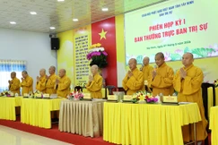 Buổi họp đầu tiên của Ban Thường trực Ban Trị sự Phật giáo tỉnh sau đại hội