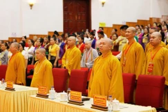 Chư tôn đức, đại biểu trong nghi thức chào Quốc kỳ, Đạo kỳ