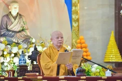 Hòa thượng Thích Lệ Trang sẽ chủ giảng về Quy củ thiền môn tại Việt Nam Quốc Tự - Ảnh: Quảng Đạo/BGN