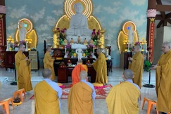 Khóa lễ cung tiến Giác linh theo truyền thống