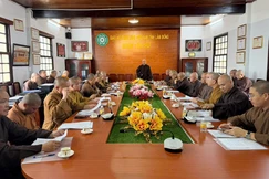 Ban Thường trực họp lần đầu tiên sau Đại hội đại biểu Phật giáo tỉnh lần thứ I