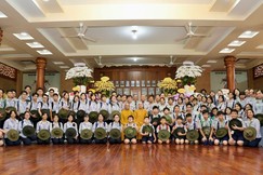 Liên trại huấn luyện A-nô-ma, Ni Liên và Tuyết Sơn tại chùa Giác Nguyên