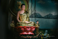 "Từ lâu vốn biết Phật. Đã được Bát-niết-bàn. Mọi sợ hãi không còn. Dứt ân ái thế gian" - Ảnh: Phùng Anh Quốc