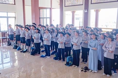 Phân ban Gia đình Phật tử TP.HCM khai giảng khóa bậc Kiên cho gần 100 học viên tại khu vực I