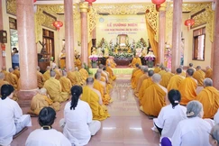 Trang nghiêm khóa lễ tưởng niệm 13 năm ngày viên tịch của Trưởng lão Hòa thượng Thích Giác Dũng