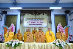 Chư tôn đức chứng minh, tham dự Lễ khai giảng khóa An cư kiết hạ Phật lịch 2570