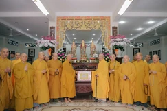 Ban Thường trực Ban Trị sự GHPGVN tỉnh Gia Lai thăm trường hạ tổ đình Long Khánh