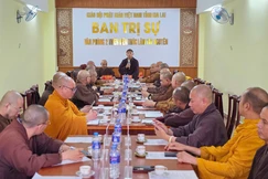 Ban Trị sự GHPGVN tỉnh Gia Lai họp triển khai công tác Phật sự
