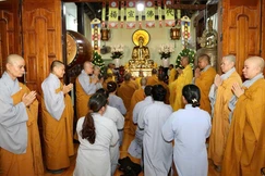Trang nghiêm Lễ an vị tôn tượng Đức Bổn sư Thích Ca Mâu Ni tại niệm Phật đường Phước Chánh