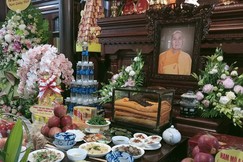 Di ảnh Thượng tọa Thích Giác Chơn tại chùa Phật Học Quảng Trị