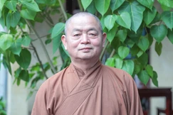 Thượng tọa Thích Thanh Hòa, Ủy viên Hội đồng Trị sự, nguyên Trưởng ban Trị sự GHPGVN tỉnh Thái Bình, Phó Trưởng ban Thường trực Ban Trị sự GHPGVN tỉnh Hưng Yên - Ảnh: Nguyên Tài/BGN