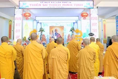 Trang nghiêm Lễ húy kỵ lần thứ 75 Thiền sư Minh Tịnh - vị Tổ khai sơn chùa Thiên Chơn (phường Thuận An, TP.HCM)
