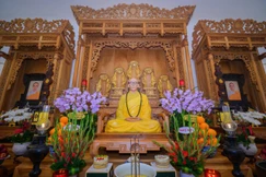 Cung thỉnh pháp tướng, long vị chư Tổ an vị tại Tổ đường tu viện Vạn Liên (P.Vũng Tàu, TP.HCM)
