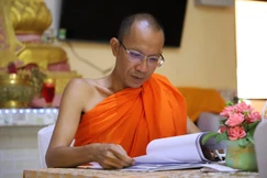 Đại đức Danh Út - Ảnh: Trần Tuyên