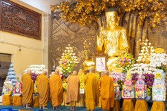 Lễ tưởng niệm Trưởng lão Hòa thượng Thích Giác Phúc - Thành viên Hội đồng Chứng minh tại pháp viện Minh Đăng Quang (P.Bình Trưng, TP.HCM)