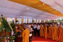 Lễ cầu nguyện khởi dựng ngôi chánh điện và nhà Tổ tại thiền viện Trúc Lâm Tây Ninh