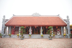 Ngôi Tam bảo chùa Thanh Huệ được hoàn thành sau gần một năm thi công