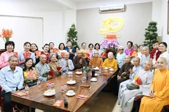 Hoan hỷ ngày họp mặt đầu xuân Bính Ngọ của Ban Từ thiện xã hội Báo Giác Ngộ