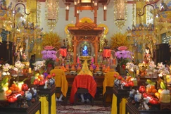 Pháp hội Dược Sư thất châu được tổ chức trang nghiêm tại chùa Pháp Thiện (xã Tân An Hội, TP.HCM)