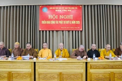 Hội nghị diễn ra vào sáng nay, 23-3, tại trụ sở Ban Trị sự GHPGVN tỉnh Hưng Yên