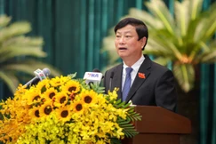 Ủy viên Trung ương Đảng, Phó Bí thư Thành ủy, Chủ tịch HĐND TP.HCM Võ Văn Minh - Ảnh: Nhật Thịnh