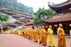 Học viện Phật giáo VN tại Hà Nội, chùa Từ Quang (Quảng Ngãi) và 6 trường hạ ở Thanh Hóa tác pháp an cư 