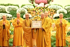 Trung ương Giáo hội trao Bằng tuyên dương công đức đến tập thể, cá nhân tiêu biểu
