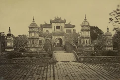 Chùa Báo Ân với kiến trúc đồ sộ qua ảnh chụp của người Pháp vào năm 1880