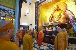 [TRỰC TIẾP] Lễ thỉnh Giác linh Trưởng lão Hòa thượng Thích Hiển Tu triều Phật, yết Tổ