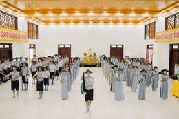 Khai mạc trại huấn luyện huynh trưởng cấp I - A Dục X tại thiền viện Trúc Lâm Tây Nguyên (xã Ia Hrung, Gia Lai)