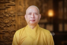 Cố Hòa thượng Thích Phước Minh, Ủy viên Hội đồng Trị sự GHPGVN, Trưởng ban Trị sự GHPGVN TP.Đà Nẵng - Ảnh: Nguyện Truyền/BGN