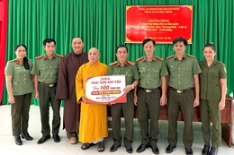 Chùa Thái Sơn tri ân gia đình liệt sĩ Công an Nhân dân nhân kỷ niệm 79 năm Ngày Thương binh - Liệt sĩ