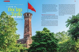 Bài trên Báo Giác Ngộ số đặc biệt Vu lan - Thiết kế: Phòng Mỹ thuật BGN/Tống Viết Diễn