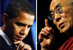Ông Obama sẽ gặp Dalai Lama trong hôm nay hoặc ngày mai (18.2) - Ảnh: AFP