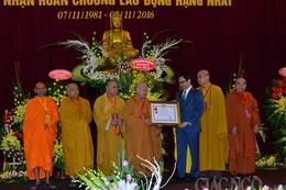 Hà Nội: Trọng thể kỷ niệm 35 năm thành lập GHPGVN