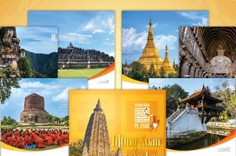 Lịch treo tường 7 tờ do Báo Giác Ngộ thực hiện