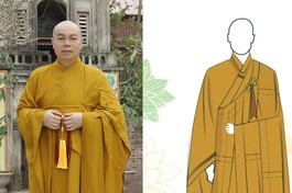 Mẫu pháp phục chư Tăng Bắc tông do Ban Văn hóa Trung ương GHPGVN thực hiện, đã đăng ký bản quyền