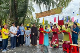Cắt băng khánh thành cầu Tường Nguyên 457 - Ảnh: T.N