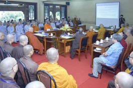Lần đầu tiên Học viện Phật giáo VN tại TP.HCM tổ chức bảo vệ luận án tiến sĩ Phật học cấp học viện