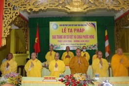 Đồng Tháp: Các trường hạ tạ pháp kết thúc mùa An cư kiết hạ Phật lịch 2566