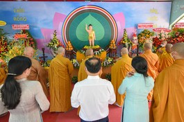 Phật giáo quận 7 tổ chức Đại lễ Phật đản Phật lịch 2566 tại Long Hoa cổ tự